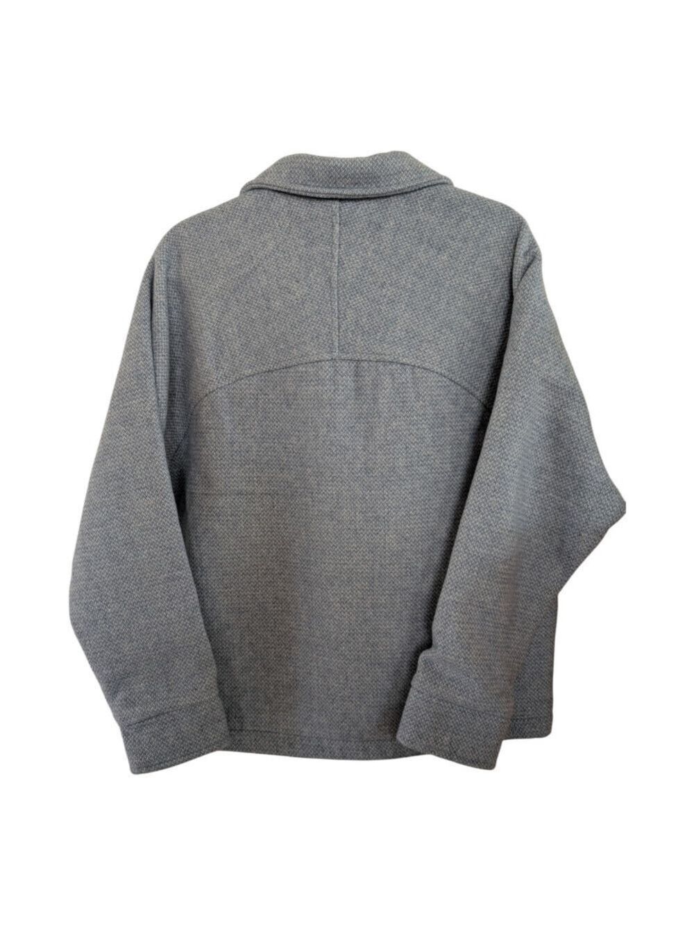 Rhythm Fairbanks Jacket PacSun Pale Blue Tweed Size Small Relaxed Shacket - Picture 6 of 12